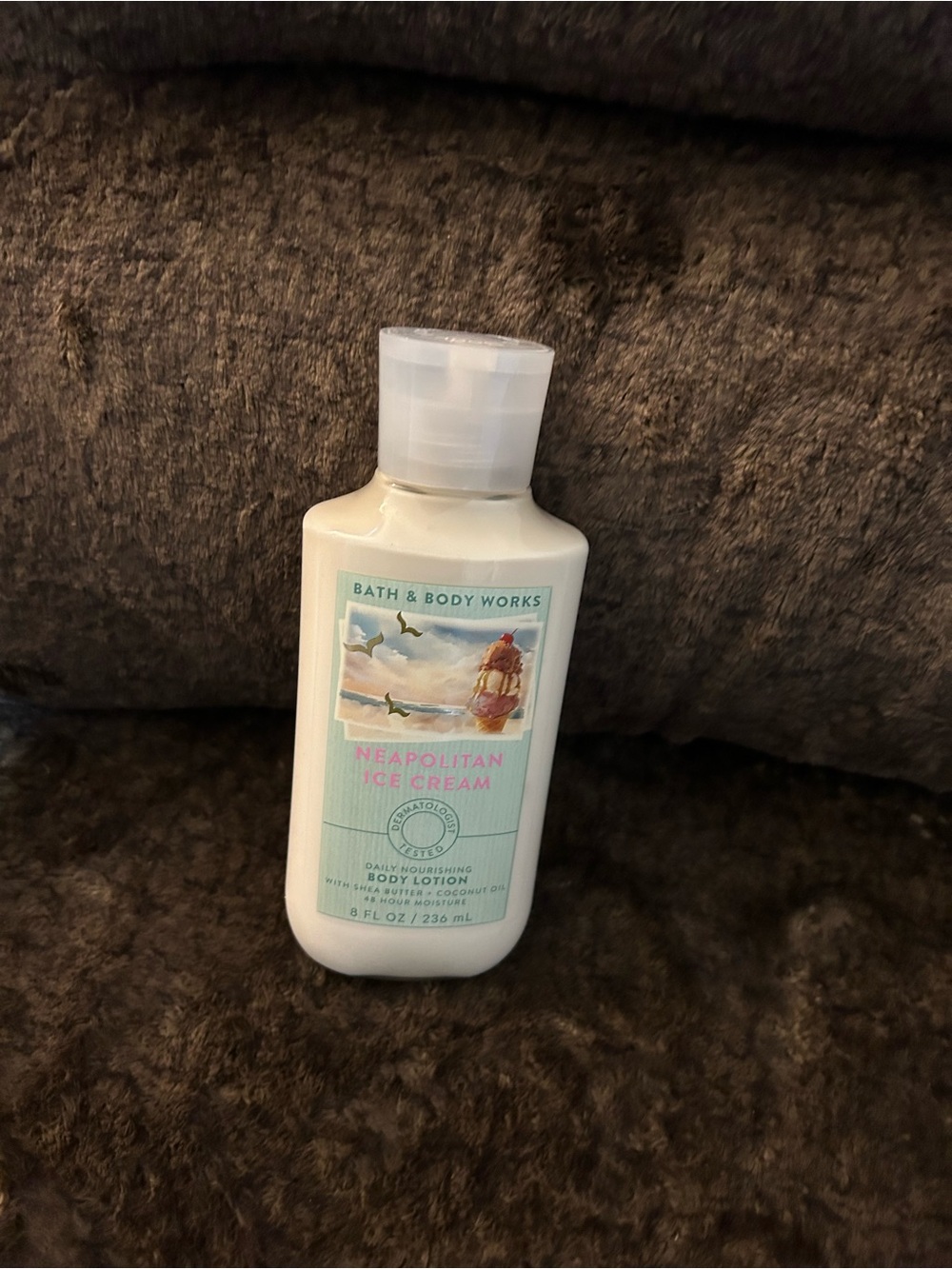 Bath & Body Works Neapolitan Ice Cream Lotion - Cream, Pink, Blue